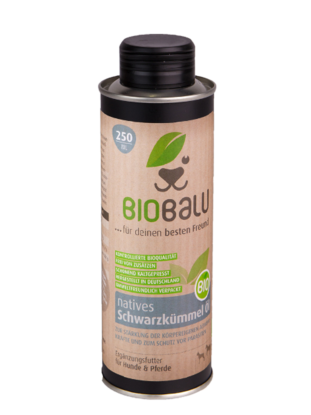 Biobalu Bio Schwarzkümmelöl Ergänzungsfutter  - 250 ml