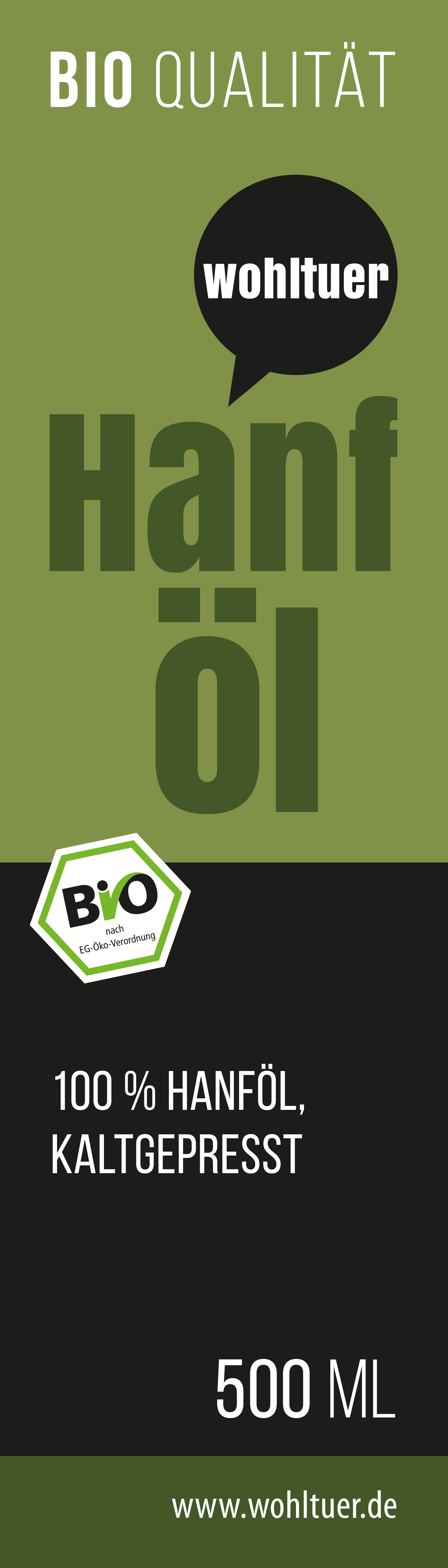 Bio Hanföl 500 ml
