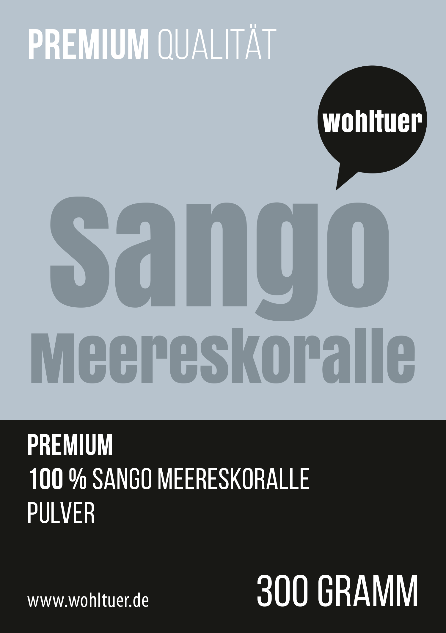 Premium Sango Meereskoralle Pulver 300g