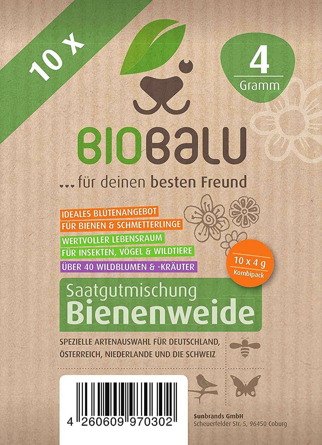 Biobalu Bienenweide Promo - 100x4g